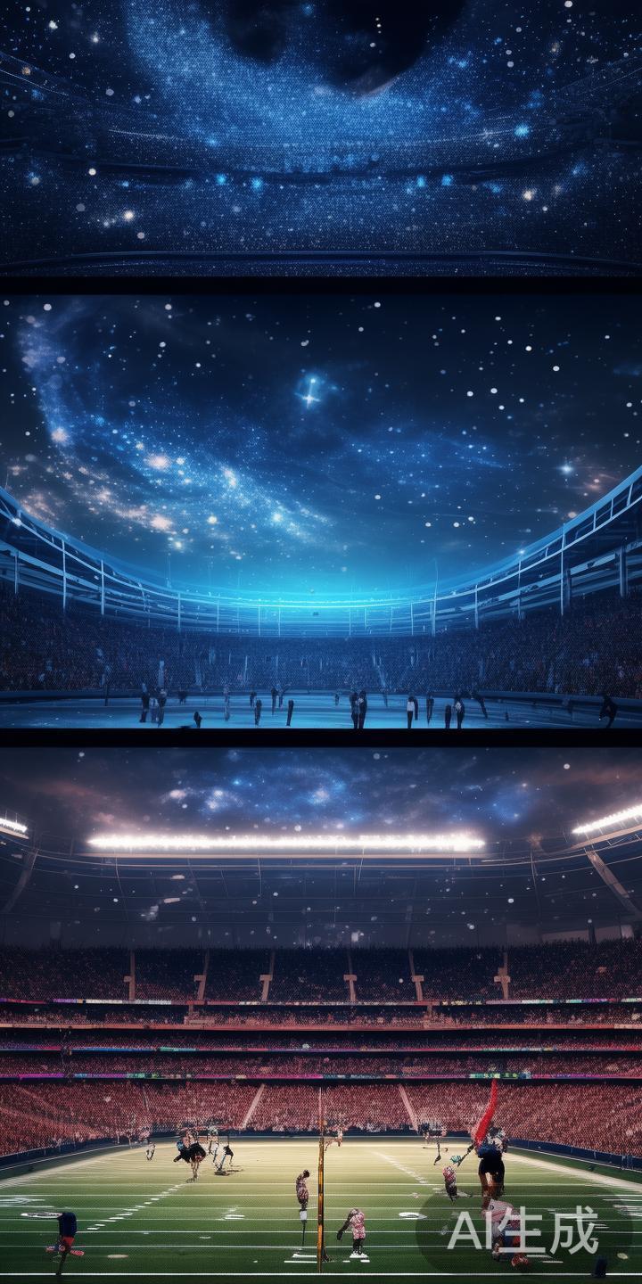 天际星辰与体育比赛的完美融合，源于现代高清投影技术